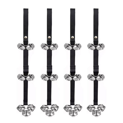 4PCS Pet Training Doorbell Rope Cat Teaser Toy Bell Interactive Play Rope Bell.