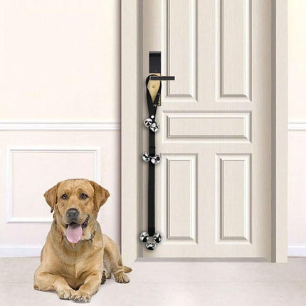 4PCS Pet Training Doorbell Rope Cat Teaser Toy Bell Interactive Play Rope Bell.
