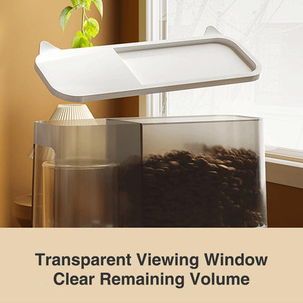 Automatic Cat Feeder Water Dispenser All in One Plastic Bowl for Cats and Dogs - Pink.