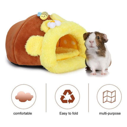 Wear-resistant Pet Bird Nest Cotton Padded Small Animal Bed Cozy Honeypot Design - S.