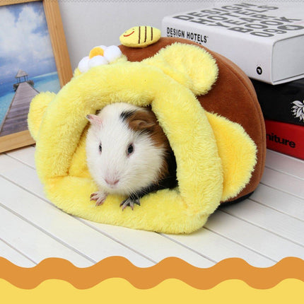 Wear-resistant Pet Bird Nest Cotton Padded Small Animal Bed Cozy Honeypot Design - S.