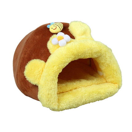 Wear-resistant Pet Bird Nest Cotton Padded Small Animal Bed Cozy Honeypot Design - S.