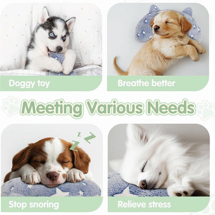 Cervical Vertebrae Protection Pet Pillow U-shaped Dog Backrest Cushion For Sleep - M.