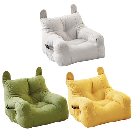 Small Sofa Chair Couch for Living Room Family Pet Furniture Comfortable Seat - White.