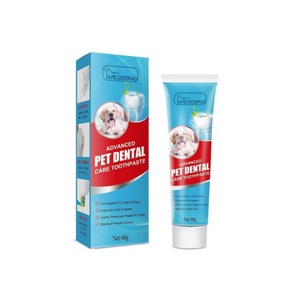 Pet Toothpaste Dog Cat Fresh Breath Tartar Removal Oral Care Edible Cleaning.