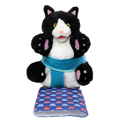Wrestler Cat Interactive Hand Puppet Kitten Toy Pet Play Plush Puppet For Cats.