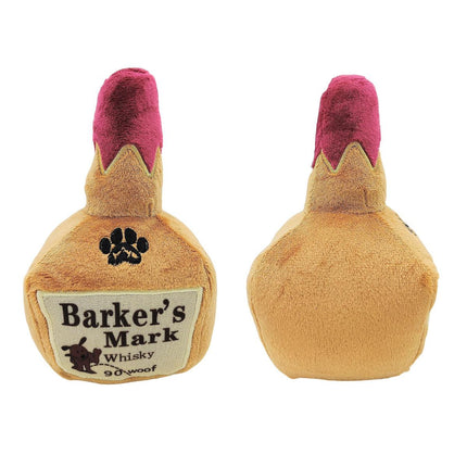 Dog Squeaky Toy Plush Wine Bottle Stuffed Chew Toy Sound Pet Play Supplies Use.