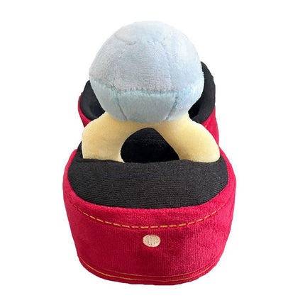Plush Pet Toy Interactive Ring Box Chew Toy for Dogs and Cats Soft Squeaky Play.