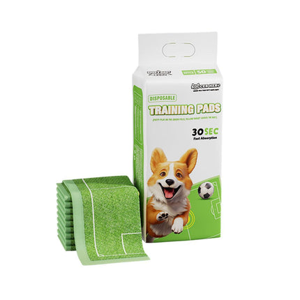 Pet Urinal Pads for Dogs Bullseye Diaper Pads Leakproof Pet Training Pads Dogs - S-50PCS.