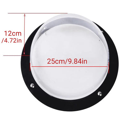 Dog Porthole Window Round Transparent for Fence Pet Peek Look Out Durable Dome.