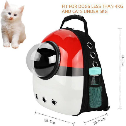 Cat Dog Backpack Carrier Breathable Pet Carrier Bag for Outdoor Travel - Penguin.