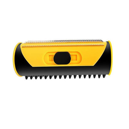 Pet Dog Cat Hair Fur Deshedding Shedding Trimmer Tool Grooming Roll Comb Brush - Red.