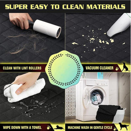 Waterproof Pet Car Mat Hammock Nonslip Back Protector for Dogs and Cats.