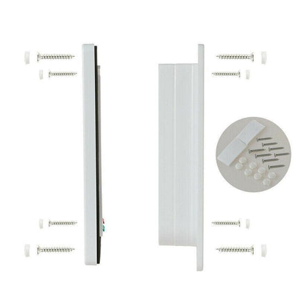 4-Way Safe Lockable Locking Pet Cat Dog Door Brushy Flap Screen L Large Size.