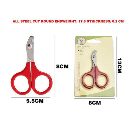 Pet Nail Claw Grooming Scissors Clippers For Dog Cat Bird Rabbit Ferret.