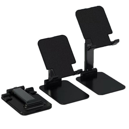 Foldable Adjustable Universal Desk Stand Holder For Mobile Phone Tablet Portable - Green.