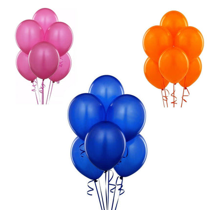 100PCS 10 Inch Latex Balloons Party Decorations Birthday Wedding Balloon Solid Colour - Silver.