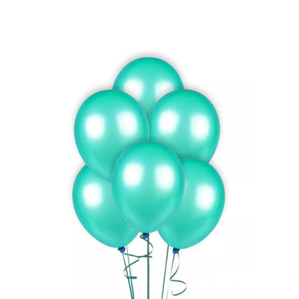 100PCS 10 Inch Latex Balloons Party Decorations Birthday Wedding Balloon Solid Colour - Silver.