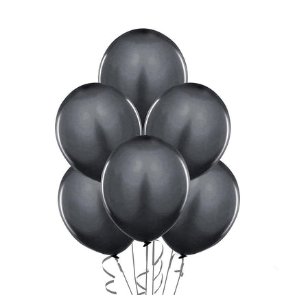 100PCS 10 Inch Latex Balloons Party Decorations Birthday Wedding Balloon Solid Colour - Silver.