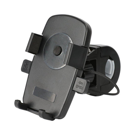 360 Degree Rotation Phone Holder Handlebar Mount for Motorcycle and Bicycle.