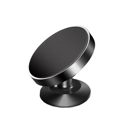 360-Degree Car Phone Holder Dashboard Mount Stand Cradle for Flat Surface - Black.