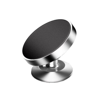 360-Degree Car Phone Holder Dashboard Mount Stand Cradle for Flat Surface - Black.