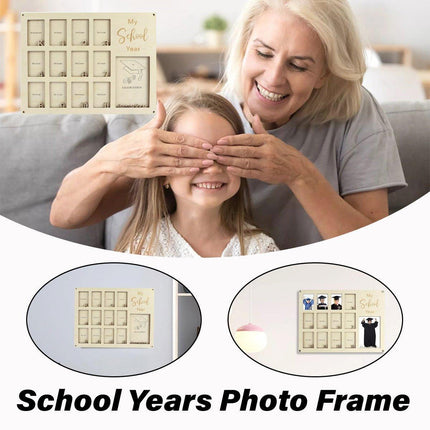 Graduation School Years Photo Frame Collage Gift Keepsake Memory Display Holder.