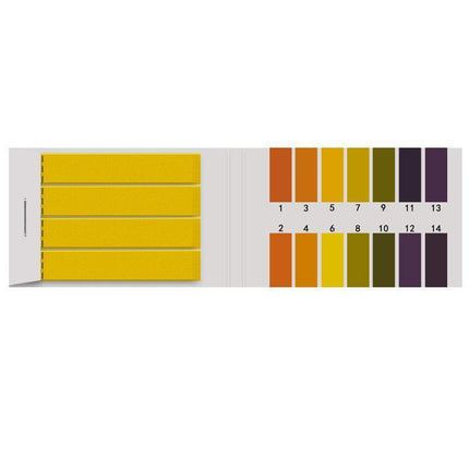pH Test Strips Universal Litmus Paper for Water Saliva Urine Pool Soil Liquid 1-14 - 80PCS (1 Book).