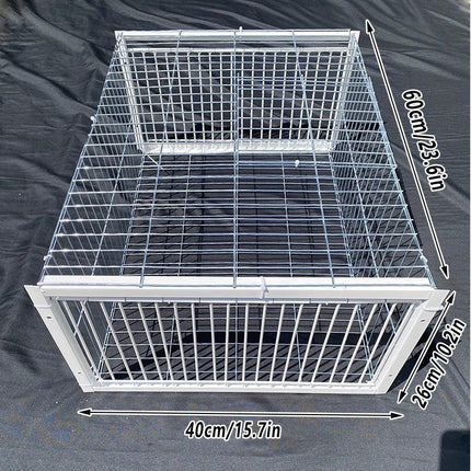 Durable Pigeon Cage for Indoor and Outdoor Use Safe Bird Housing Easy to Assemble.