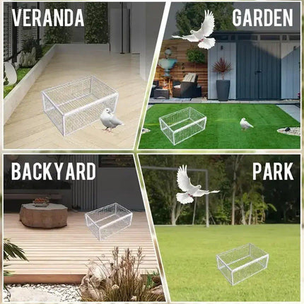 Durable Pigeon Cage for Indoor and Outdoor Use Safe Bird Housing Easy to Assemble.