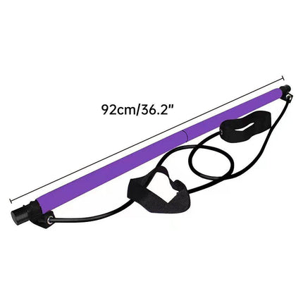 Multi-Purpose Pilates Stick Home Fitness Stretch Exercise Training Hip Rope.