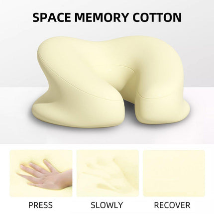 Universal Massage Table Face Cushion Pillow U Shape Head Face Down Rest Pillow - Blue.