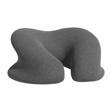 Universal Massage Table Face Cushion Pillow U Shape Head Face Down Rest Pillow - Blue.