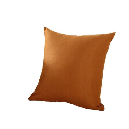 40x40cm Multicoloured Plain Solid Colour Cushion Cover Covers Decorative Pillow Case - Dark Purple.