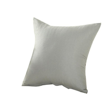 40x40cm Multicoloured Plain Solid Colour Cushion Cover Covers Decorative Pillow Case - Dark Purple.