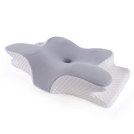 Memory Foam Butterfly Neck Pillow for Enhanced Comfort and Sleep Positioning.