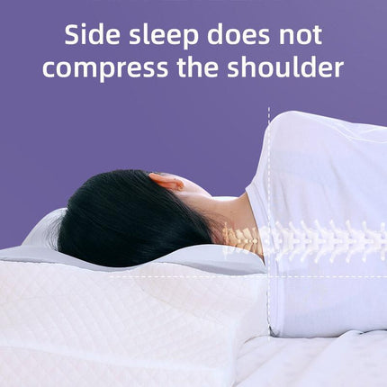 Memory Foam Butterfly Neck Pillow for Enhanced Comfort and Sleep Positioning.