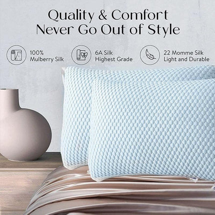 2pcs Breathable Pillow Set for Summer Comfort Soft for Home Use Sleeping Support.