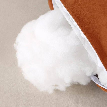 50cm*50cm Multicoloured Plain Solid Colour Cushion Cover Decorative Pillow Case - Light Coffee.