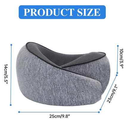 Neck Pillow for Travel Memory Foam Comfortable Breathable Soft U-Shaped.