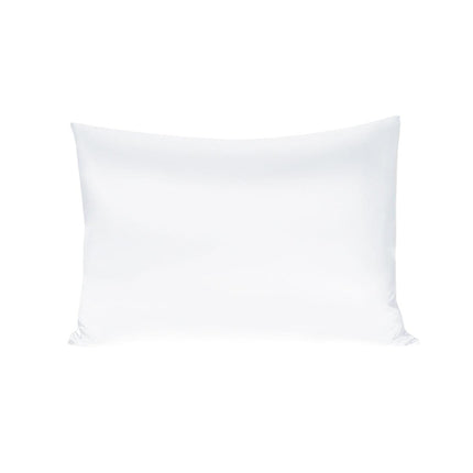 Silk Envelope Pillowcase Soft Satin Protective Cover for Bed Sleep Comfort - Silver.