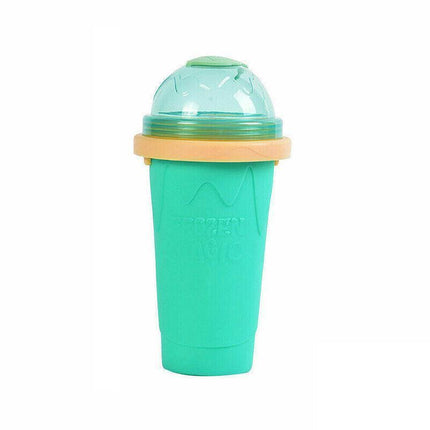 Slushie Maker Cup Quick Freeze Magic Squeeze Cup Milkshake Cup Ice Cream Maker - Blue.