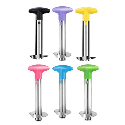Stainless Steel Pineapple Corer Slicer Peeler Cutter Tool Easy Pineapple Cutter - Blue.