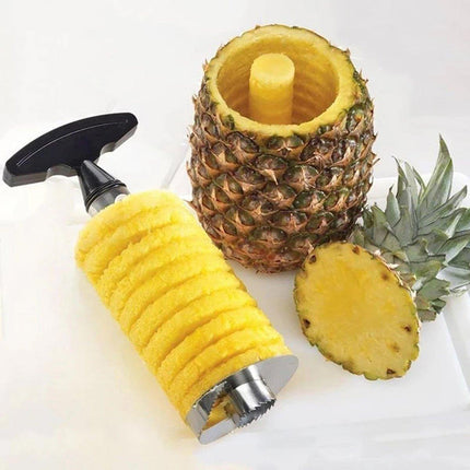 Stainless Steel Pineapple Corer Slicer Peeler Cutter Tool Easy Pineapple Cutter - Blue.