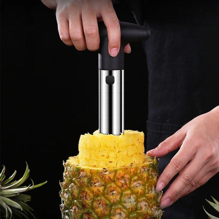 Stainless Steel Pineapple Corer Slicer Peeler Cutter Tool Easy Pineapple Cutter - Blue.