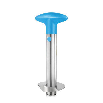 Stainless Steel Pineapple Corer Slicer Peeler Cutter Tool Easy Pineapple Cutter - Blue.