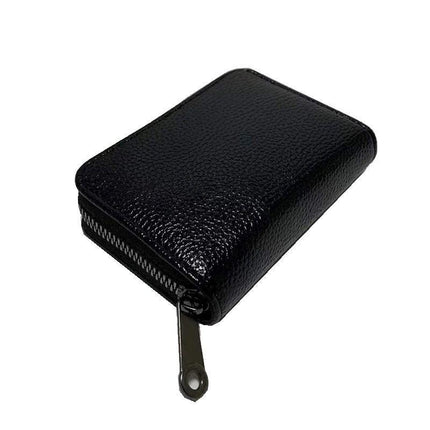 Compact Zipper Organ Card Cover Holder Wallet ID Bag Short Coin Purse Pockets - Pink.
