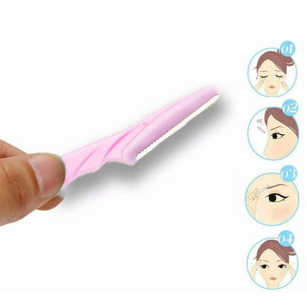 Eyebrow Razor Trimmer Shaver Facial Blade Shave Shaper Hair Remover Women Eye - 3 PCS.