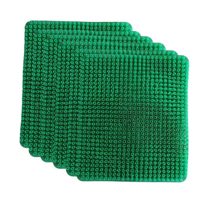 6PCS Egg Laying Box Mat Plastic Chicken Nest Grass Pad Imitation Grass Gasket.