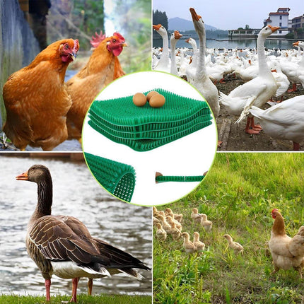6PCS Egg Laying Box Mat Plastic Chicken Nest Grass Pad Imitation Grass Gasket.